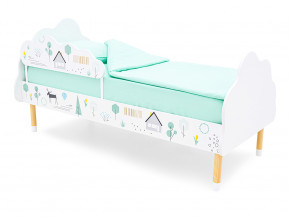 Кровать Stumpa Облако с бортиком рисунок Ферма в Мегионе - megion.magazinmebel.ru | фото