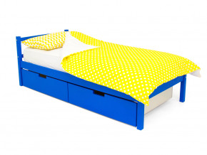 Кровать Svogen classic с ящиками синий в Мегионе - megion.magazinmebel.ru | фото