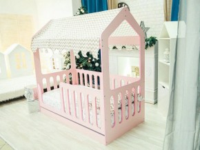 Кроватка-Домик с ящиком розовая в Мегионе - megion.magazinmebel.ru | фото