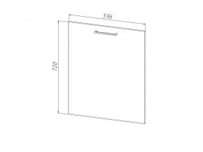 П 60 Комплект для посудомоечной машины 600 мм (цоколь + фасад) ЛДСП в Мегионе - megion.magazinmebel.ru | фото