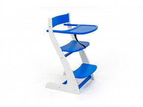 Растущий стул Усура со столиком бело-синий в Мегионе - megion.magazinmebel.ru | фото - изображение 1