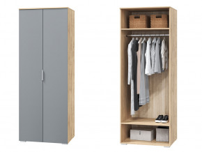 Шкаф для одежды 2-х дверный Сканди смоки софт в Мегионе - megion.magazinmebel.ru | фото