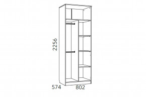 Шкаф для одежды Фанк НМ 014.07 М в Мегионе - megion.magazinmebel.ru | фото - изображение 3