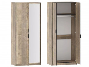 Шкаф для одежды Фолк НМ 014.03 фасад с зеркалом в Мегионе - megion.magazinmebel.ru | фото