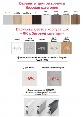 Шкаф-купе Max МШ-23-6-22/2-15 в Мегионе - megion.magazinmebel.ru | фото - изображение 2