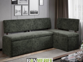 Скамья угловая со спальным местом Монреаль ткань зеленая в Мегионе - megion.magazinmebel.ru | фото - изображение 1