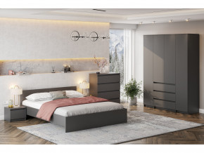 Спальня Денвер Графит серый в Мегионе - megion.magazinmebel.ru | фото