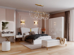 Спальня Рише белый глянец с перламутром в Мегионе - megion.magazinmebel.ru | фото