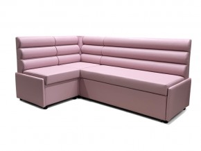 Угловой диван Призма Валики со спальным местом розовый в Мегионе - megion.magazinmebel.ru | фото